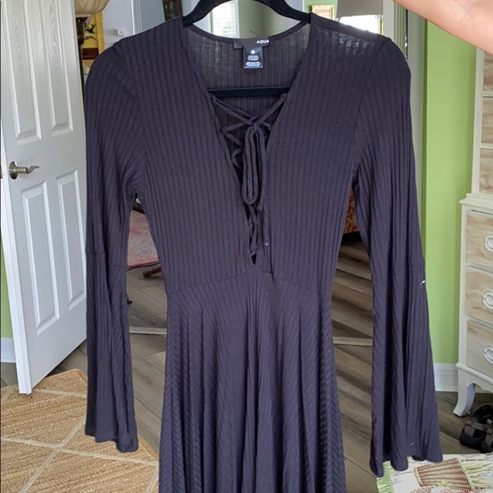 NWOT Aqua Black Dress